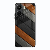 Tri Color Wood Redmi 13C Glass Back Cover Online
