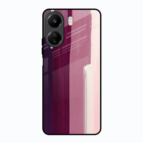 Brush Stroke Art Redmi 13C Glass Back Cover Online