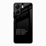 Black Soul Redmi 13C Glass Back Cover Online