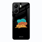 Anxiety Stress Redmi 13C Glass Back Cover Online