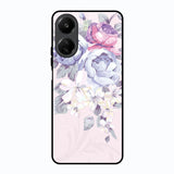 Elegant Floral Redmi 13C Glass Back Cover Online