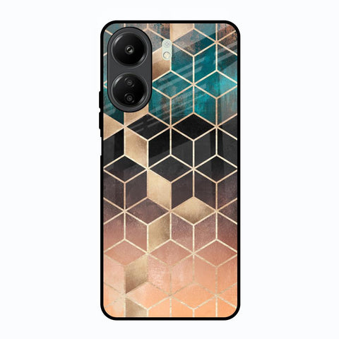 Bronze Texture Redmi 13C Glass Back Cover Online