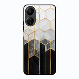 Tricolor Pattern Redmi 13C Glass Back Cover Online