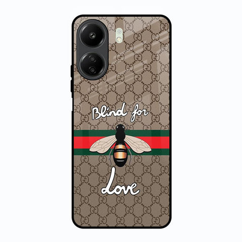 Blind For Love Redmi 13C Glass Back Cover Online