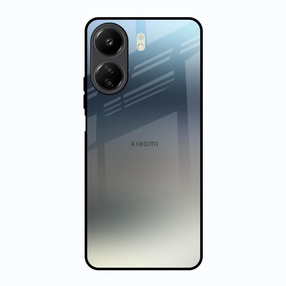 Tricolor Ombre Redmi 13C Glass Back Cover Online