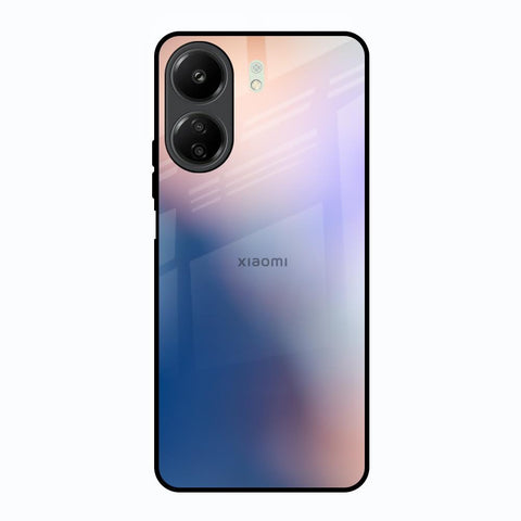 Blue Mauve Gradient Redmi 13C Glass Back Cover Online