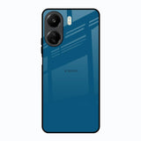 Cobalt Blue Redmi 13C Glass Back Cover Online