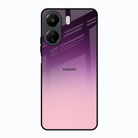Purple Gradient Redmi 13C Glass Back Cover Online