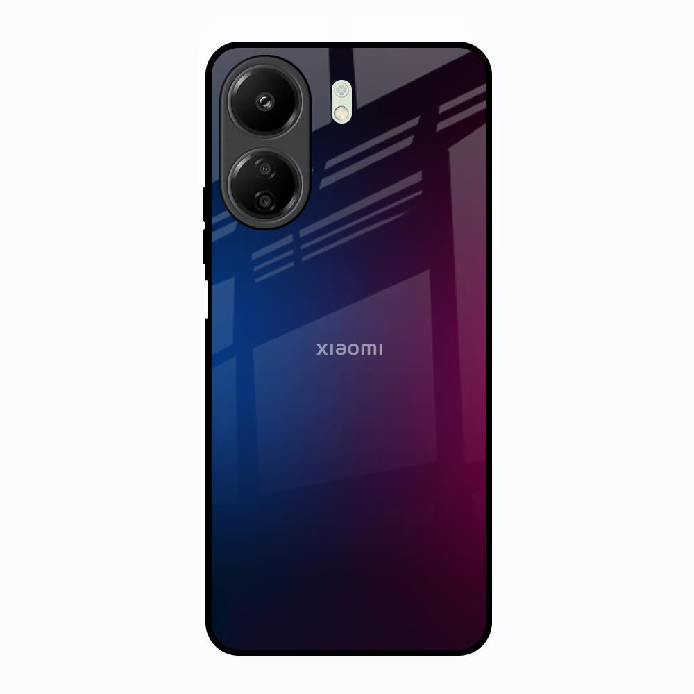 Mix Gradient Shade Redmi 13C Glass Back Cover Online