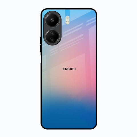 Blue & Pink Ombre Redmi 13C Glass Back Cover Online