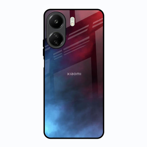 Smokey Watercolor Redmi 13C Glass Back Cover Online