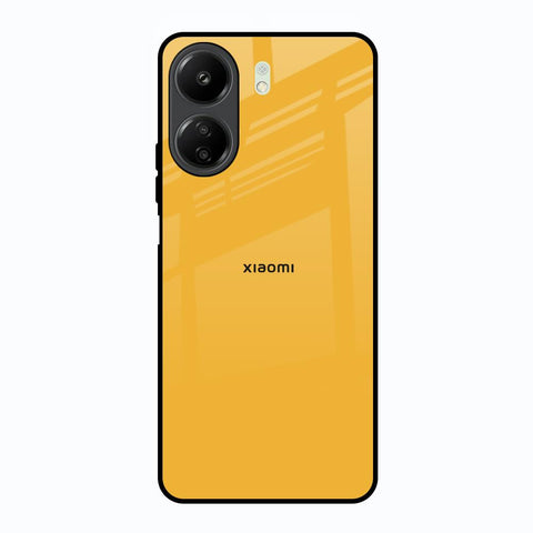 Fluorescent Yellow Redmi 13C Glass Back Cover Online