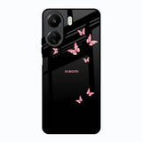 Fly Butterfly Redmi 13C Glass Back Cover Online