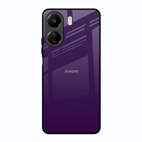 Dark Purple Redmi 13C Glass Back Cover Online