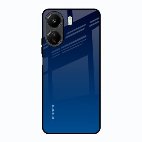 Very Blue Redmi 13C Glass Back Cover Online