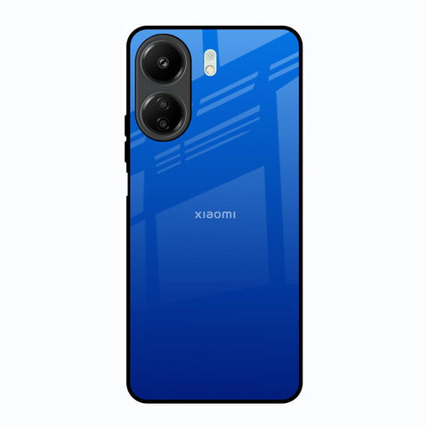 Egyptian Blue Redmi 13C Glass Back Cover Online