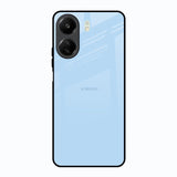 Pastel Sky Blue Redmi 13C Glass Back Cover Online