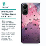 Space Doodles Glass Case for Redmi 13C