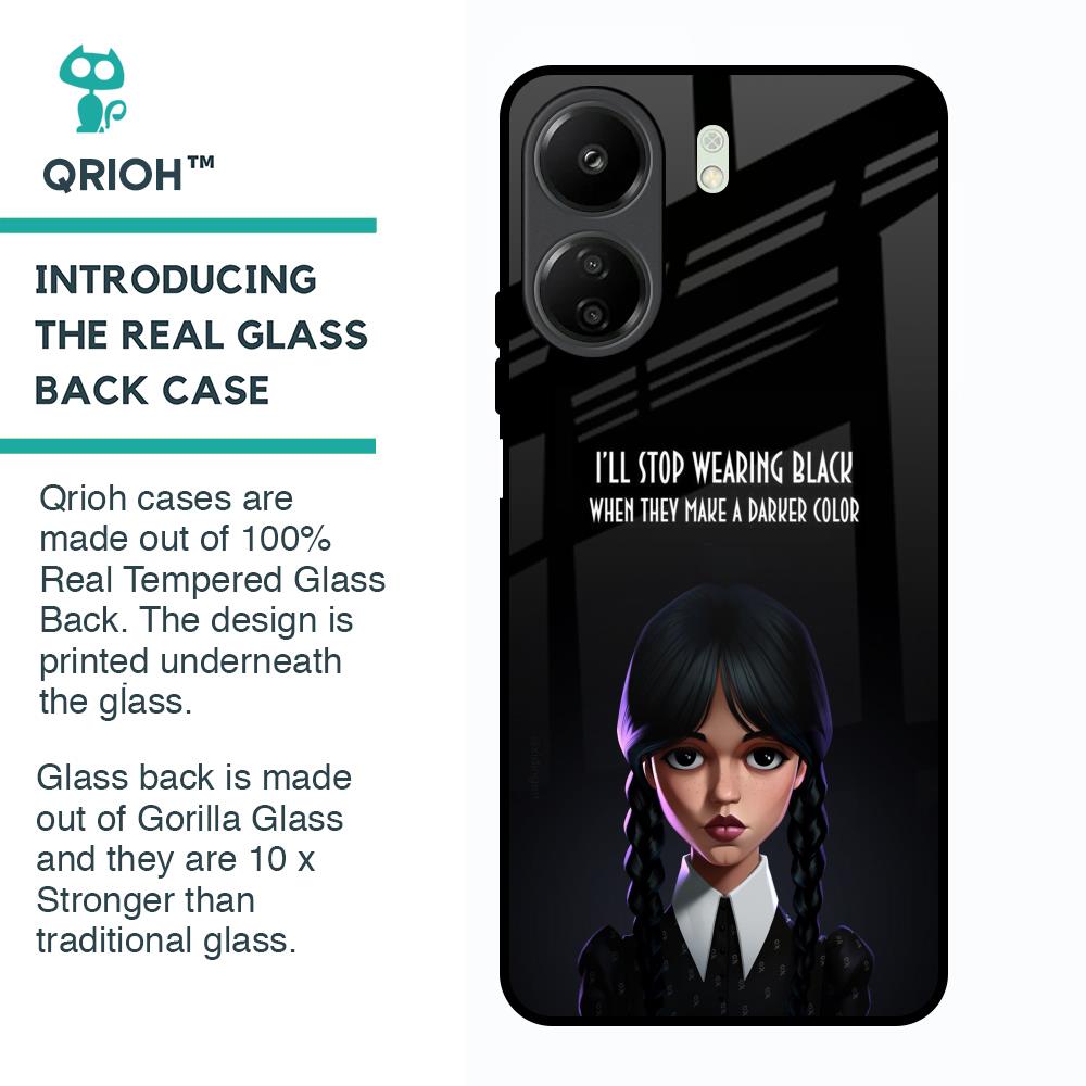 Aesthetic Digital Art Glass Case for Redmi 13C