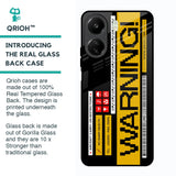 Aircraft Warning Glass Case for Redmi 13C