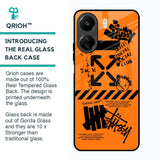 Anti Social Club Glass Case for Redmi 13C
