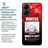 Luffy Wanted Glass Case for Redmi 13C