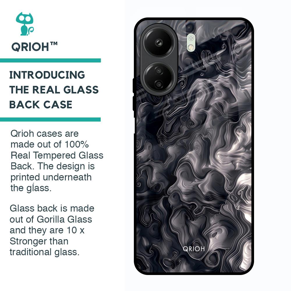 Cryptic Smoke Glass Case for Redmi 13C