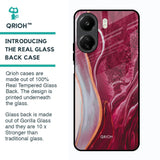 Crimson Ruby Glass Case for Redmi 13C