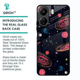 Galaxy In Dream Glass Case For Redmi 13C