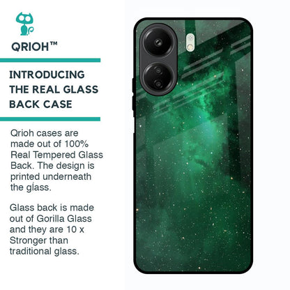 Emerald Firefly Glass Case For Redmi 13C