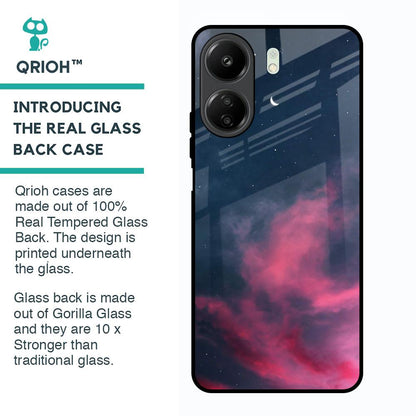 Moon Night Glass Case For Redmi 13C