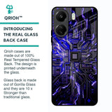 Techno Color Pattern Glass Case For Redmi 13C