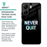 Never Quit Glass Case For Redmi 13C