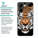 Angry Tiger Glass Case For Redmi 13C
