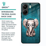 Adorable Baby Elephant Glass Case For Redmi 13C