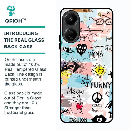 Just For You Glass Case For Redmi 13C