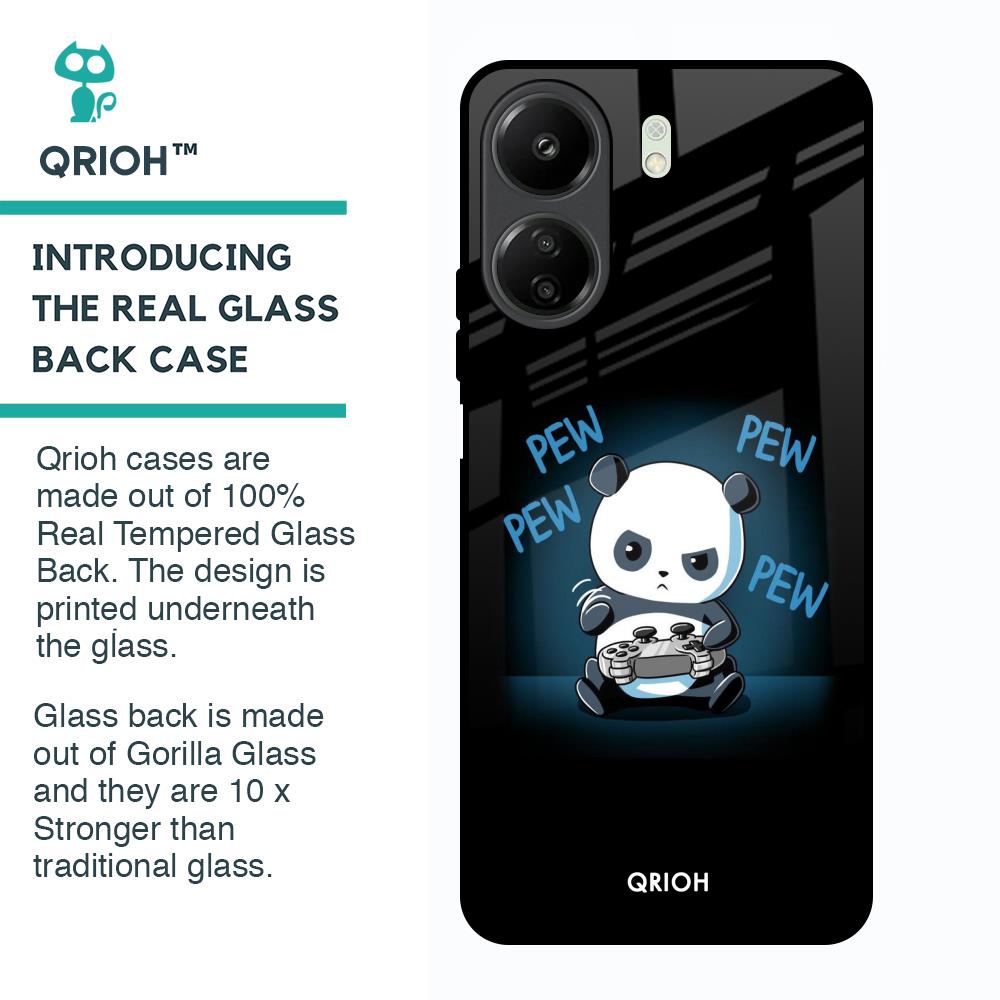 Pew Pew Glass Case for Redmi 13C