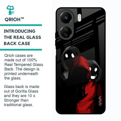 Shadow Character Glass Case for Redmi 13C