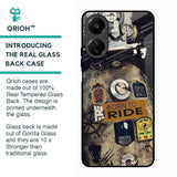 Ride Mode On Glass Case for Redmi 13C