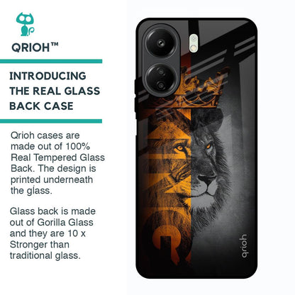 King Of Forest Glass Case for Redmi 13C