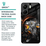 Aggressive Lion Glass Case for Redmi 13C