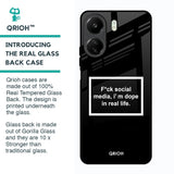 Dope In Life Glass Case for Redmi 13C