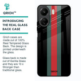 Vertical Stripes Glass Case for Redmi 13C