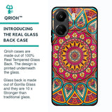 Elegant Mandala Glass Case for Redmi 13C