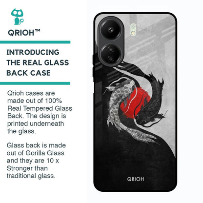 Japanese Art Glass Case for Redmi 13C