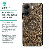 Luxury Mandala Glass Case for Redmi 13C