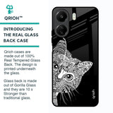 Kitten Mandala Glass Case for Redmi 13C