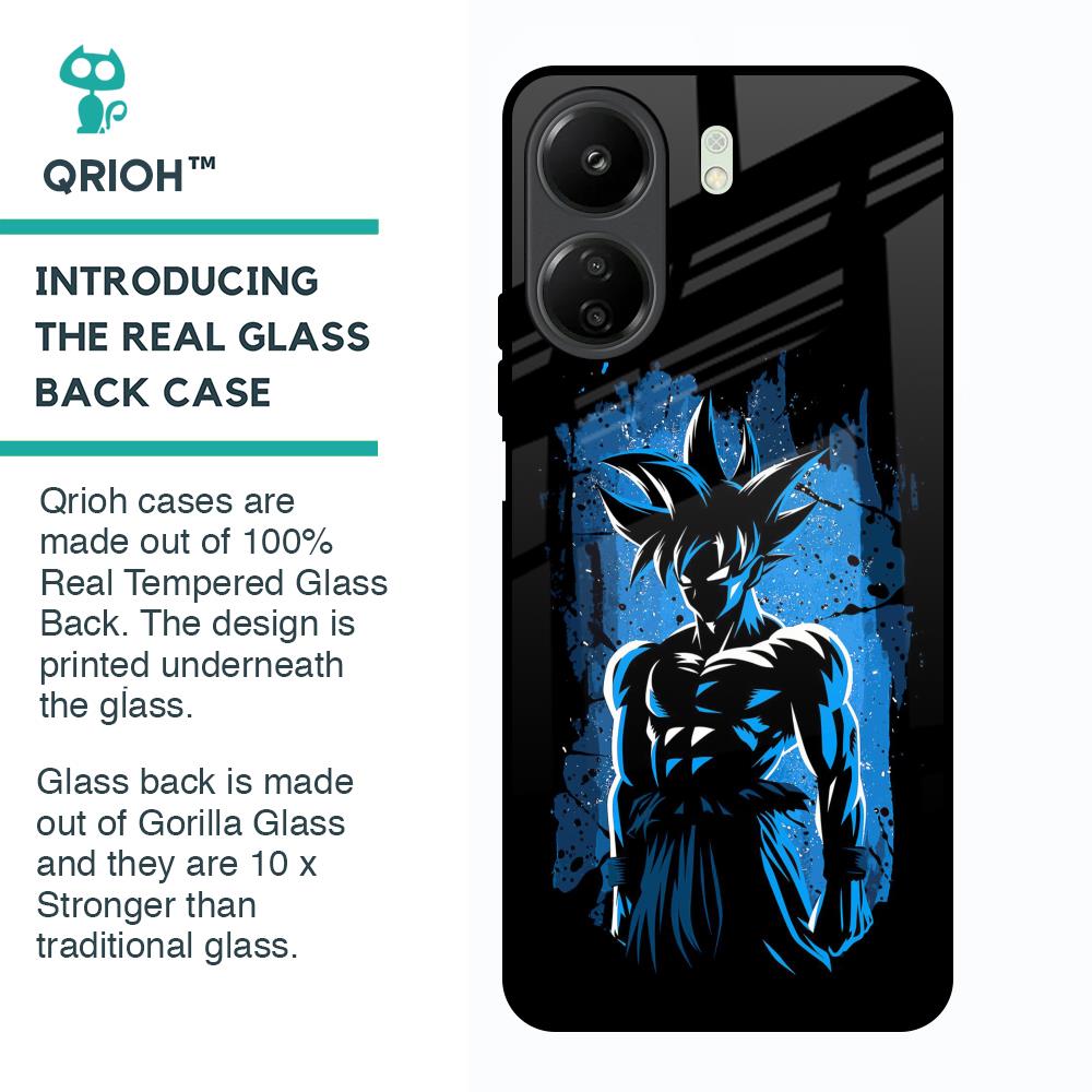 Splatter Instinct Glass Case for Redmi 13C