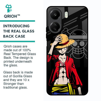 Hat Crew Glass Case for Redmi 13C
