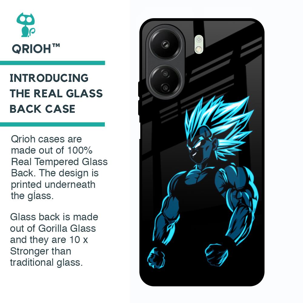 Pumped Up Anime Glass Case for Redmi 13C
